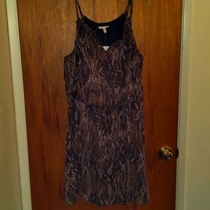 Snake print dress